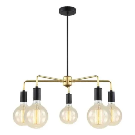 Lampa loft wisząca MALENE  MDM3386/5 BK+GD - Italux